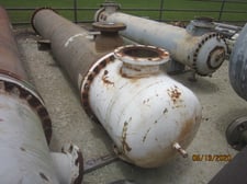 1545 sq.ft., 300 psi shell, 215 psi tube, Alabama, Heat Exchanger, NH3 Recovery Condenser, 175°F.