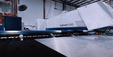25 Ton, Trumpf #TruPunch-5000, turret punch, 60" x120" table, 2014