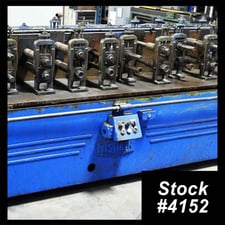12 Stand, Tishken #24-HMT-1-1/2, rollformer, 1-1/2" spindle diameter, 15" rollspace, 11" horizontal centers