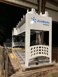 5000 cfm AireWorks #FX15-5000, 301 sq.ft., Dust Collector, 2020
