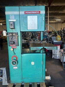 20" Powermatic #87, vertical bandsaw, 1/8"-1"band width, 40-4500 FPM, 24" x24"table, 2 HP
