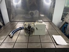 8.267" Hardinge #LP210, CNC rotary table, 2" bore, A2-5, 2 HP, Fanuc P3 servo motor, 2018