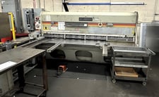 10 gauge x 8' Accurshear #61358, CNC shear, 13 holddowns, front operated power back gauge, squaring arm, 2