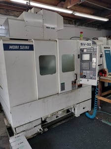 Mori Seiki #SV-50/40, CNC vertical machining center, 20 automatic tool changer, 31.5" X, 20.1" Y, 20.1" Z