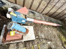 8" diameter x 13' long, Fexicon, heavy duty Stainless screw conveyor, bar stock screw design