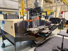 Clausing #SUP8BVS40, vertical milling machine, 16.75" x62" table, 3-Axis Newall digital read out, tilting