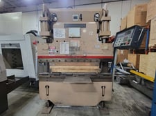 60 Ton, Cincinnati #60CBIIx4, hydraulic press brake, 6' overall, 54" between housing, 8" stroke, 10" throat