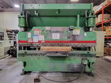 90 Ton, Cincinnati #90CBx8, hydraulic press brake, 10' overall, 102.25" between housing, 8" stroke, 7" throat