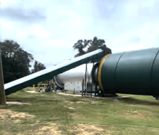 12' x 40' Heil #12x40 Triple Pass Drum Dryer with Gas Burner, 3MM-60MM BTU natural gas burner