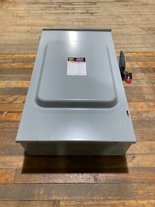 200 Amp. Square D, H364NRB, Fusible Disconnect Switch, 600V AC/DC 3P 3PH 3R Enclosure