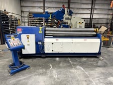 8' x 3/8" Americor #4RDP-250/8, hydraulic plate bending roll, 10.23" top roll diameter, power drop end