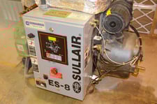 111 acfm, 125/135 psig, Sullair #ES8-30H/A, single stage fluid rotary screw air compressor, 30 HP, 2005
