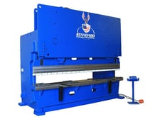 100 Ton, Standard Industrial #AB100-12, hydraulic press brake, 12' overall, 125" between housing, 6" stroke