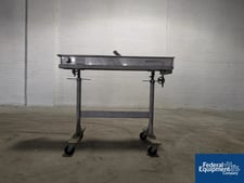 8" width x 5" D x 4' L Water Bath, Stainless steel, approximately