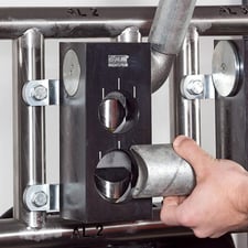 .157" Scotchman #AL2, manual pipe notcher, Notches 1/2", 2" schedule 40 pipe, NEW