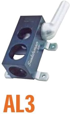 .157" Scotchman #AL3, manual pipe notcher, Notches 1-1/4" and 1-1/2" schedule 40 pipe, NEW