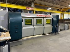 Salvagnini #L3-30-SYS, CNC fiber laser cutter, 3000 watt, 5' x 10', dust collector, 2011