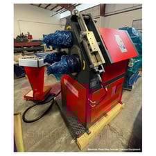 3" x 3" x 5/15" Akyapak #APK-81, angle roll, 13 FPM, 6.8 HP, manual lubrication, 2023