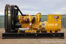 800 KW Caterpillar #V12GCAG, diesel generator, open, 277/480 Volts