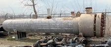 Image for 3150 sq.ft., 1715 psi shell, 2184 psi tube, Cust-O-Fab #35-240, U Tube Shell & Tube Heat Exchanger, (295) 1" diameter x 20' L tubes, 1997