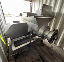 Wolfking #B400-HD, Meat Grinder, Stainless Steel, 17" width x 52" L x 20" deep Trough, 12" diameter x 54" L