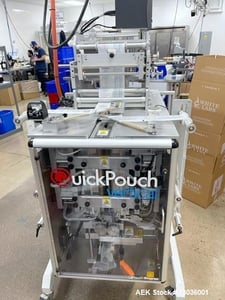 QuickPouch, vertical form fill and se, 48 CPM, 12" width x 16" L max pouch size, 100 psi, 220 VAC, 2014