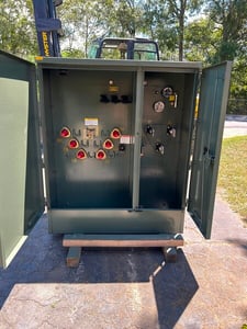 500 KVA 13200 Delta Primary, 480Y/277 Secondary, PAD, New(2 available, immediate shipment available)