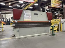 100 Ton, Accurpress #710012, hydraulic press brake, 12' overall, 126" between housing, 8" stroke, 20 HP