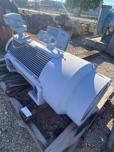 400 HP 1180 RPM Teco Westinghouse Westinghous AEHG-XA type, Frame 6011B, 2300 Volts, 60 Hz; 91.4 amps, unused