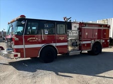 E-ONE #SO120984, fire engine, crew cab, 8.3 L Cummins engine, class 8, 2000