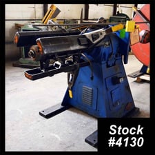 10000 lb. Littell #90-30 single uncoiler, 30" width, 48" outside dimensions, 16"-30" ID, 3-arm mandrel