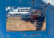Svedala Barmac #7000, rock-on-rock VSI crusher