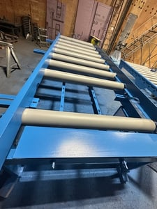48" wide x 18' long, Powered roller case conveyor, will need new chain & bearings