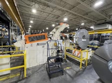 40000 lb. Feed-Lease #R-40M-36/FLPS-4.25-7-36/RF-6-36, coil feed line, 36" width, .187" thickness, 2015
