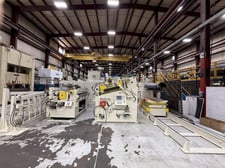 60000 lb. Perfecto, complete coil feed line, 72" width, .125" thickness