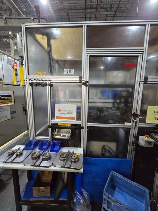 Gleason #1PG-150, CNC double flank in line gear tester w/failute detection & removal, 2005/6
