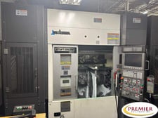 Okuma #2SP-150HM, parallet 2-spindle lathe with OGL-3 robot loader, OSP P300LA THiNC Advanced Control, 2018