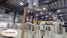 Niigata #SPN50-H.O., CNC horizontal machining center, 4 machine 30 pallet FMS, Fanuc 16iMB, 31.5" X, 29.5" Y