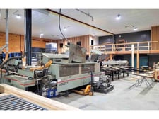 2" Doucet #X-45 & MP-16, automatic feed to finger joiner, PLC Control, 2004