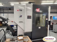 Haas #UMC-750, 5-Axis CNC vertical machining center, 30" X, 20" Y, 20" Z, 8000 RPM, 40+1 side mount tool