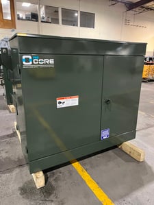 500 KVA 24940 Delta Primary, 208Y/120 Secondary, Core Transformer PAD, proCORE(immediate shipment available)