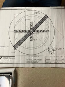 Process Engineers & Equipment Corporation, 70' diameter clarifier & 90' diameter process water tank