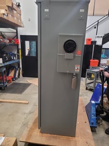 Microelectric, service entrance meter enclosure, 1200 amp, 600 Volts, new surplus, 2024