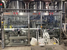 Kosme #Barifill-R-FC, High Speed Bottling Line, rotary counter pressure filler, 0.33L to 2.5L bottle size