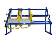 JLT Clamps #717C-M1-CHBB, double door miter clamp, 38" W x 96" L capacity