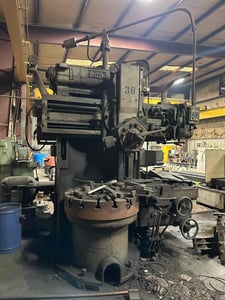 36" King #36, vertical turret lathe, 31" under rail, 8.2 To 245 RPM, 30 HP, 1952