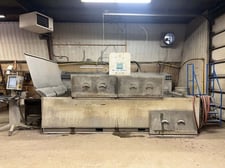 Flow #713633-1, CNC waterjet, 6' x 12', 60000 psi, automatic stock feed, hydraulic vise, 2006
