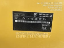 Caterpillar CS54B, Vibratory Single Drum Pad, 1988 hours, S/N: CS500906, 2019