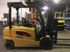 7000 lb. Yale #ERP070, forklift, 4-way valve electric with side shift & fork positioner, 2018