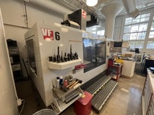 Haas #VF-6/40, CNC vertical machining center, 10000 RPM, Renishaw probe, chip augar, coolant pump, 2010